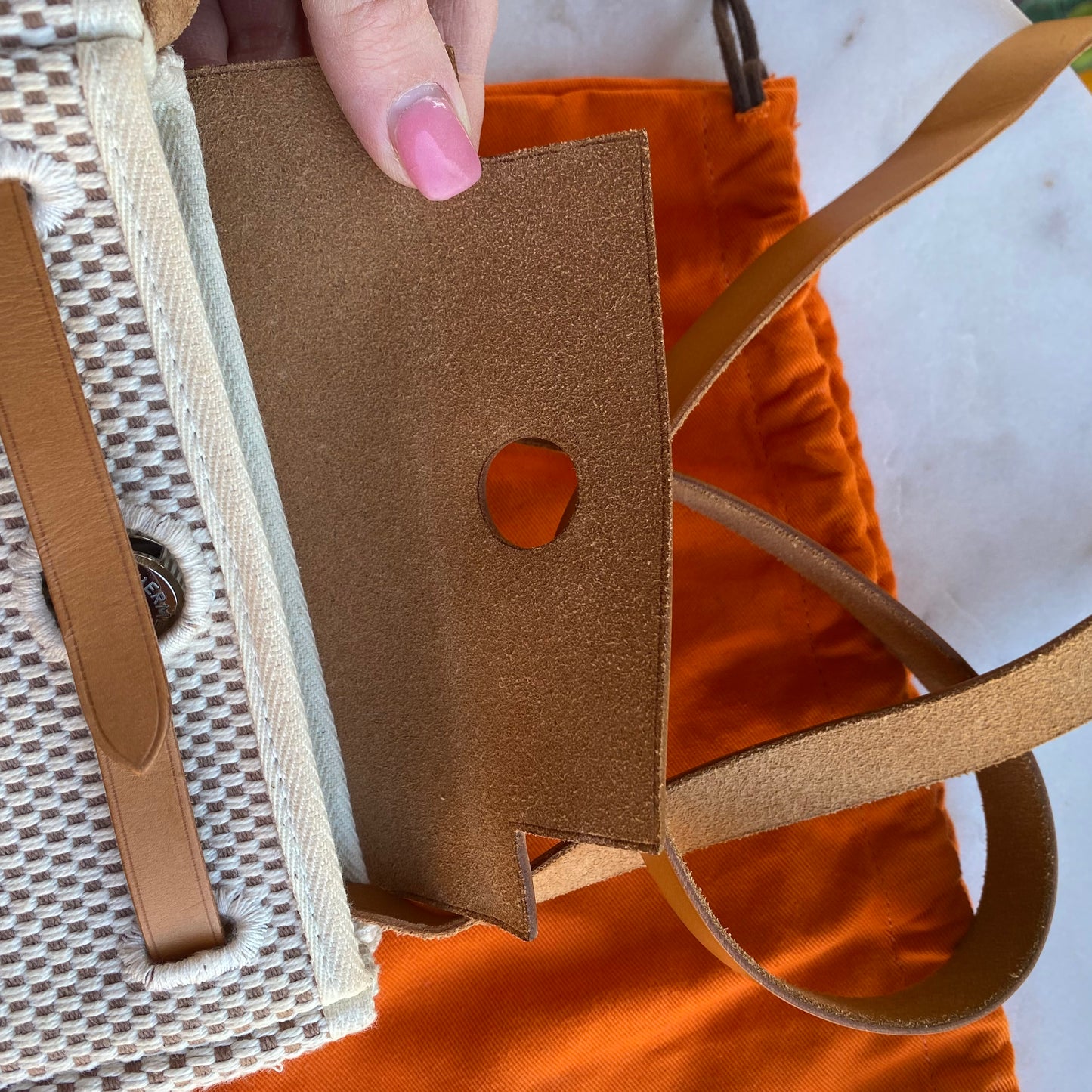 Hermès Toile Herbag TPM Crossbody