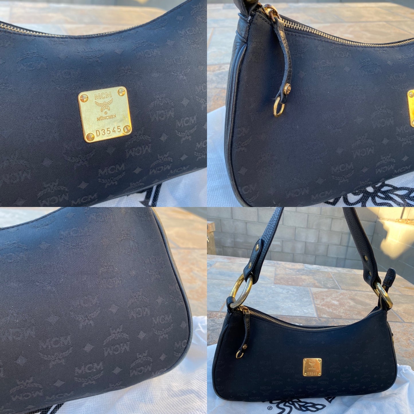 MCM Vintage Visetos Shoulder Bag