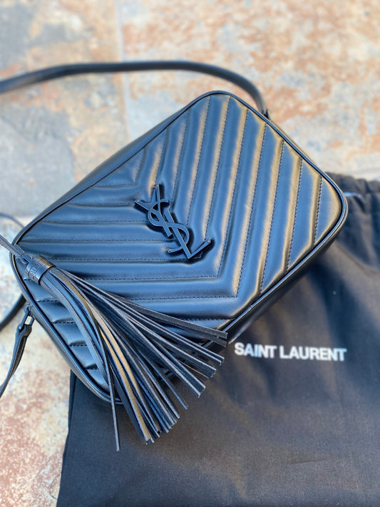 Saint Laurent Lou Matelassé Leather Camera Bag