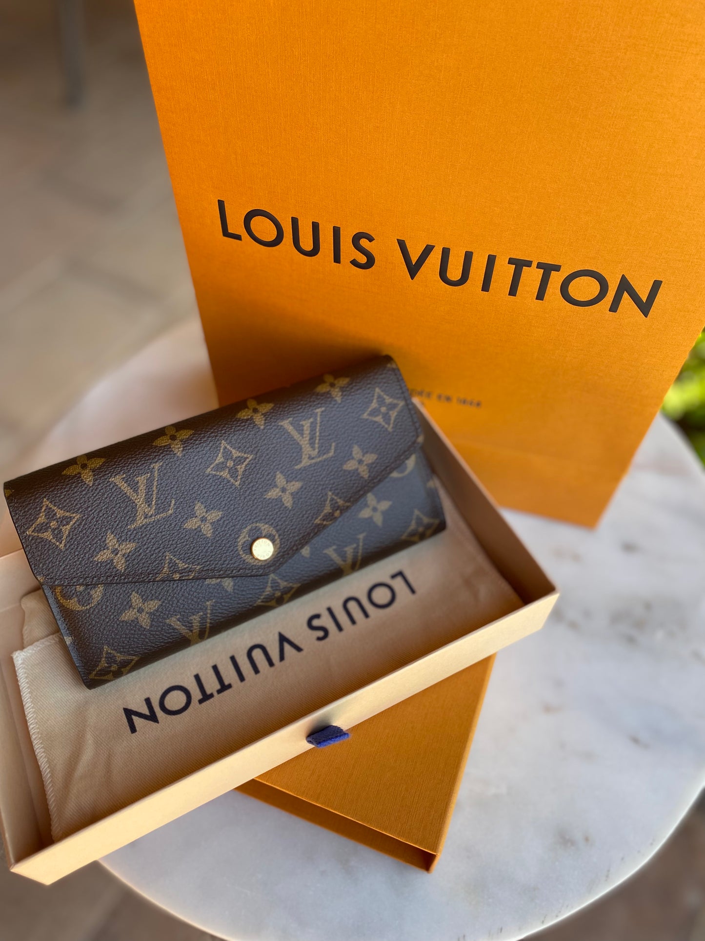 Louis Vuitton Monogram Sarah NM Wallet