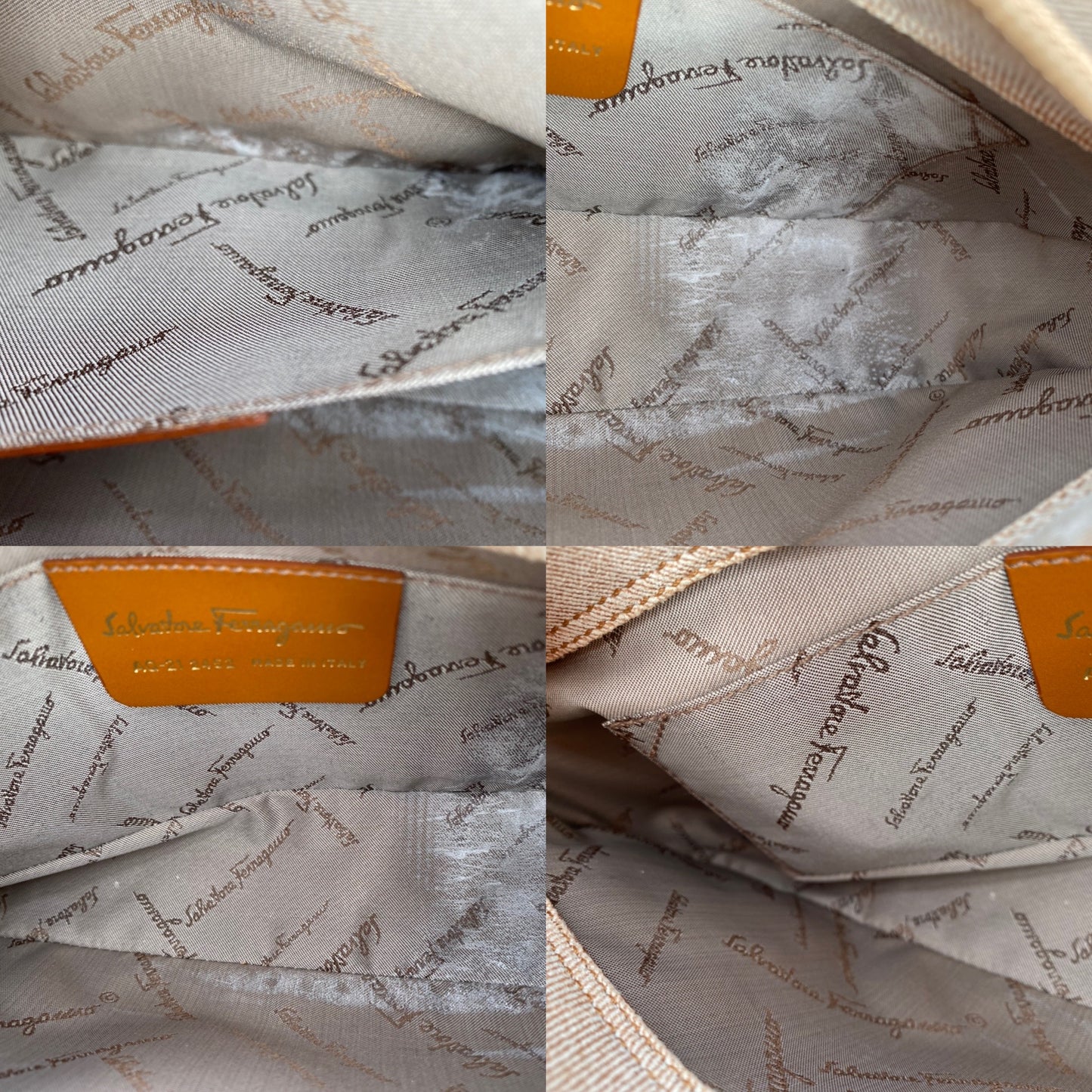 Salvatore Ferragamo Vintage Suede Leather Shoulder Bag