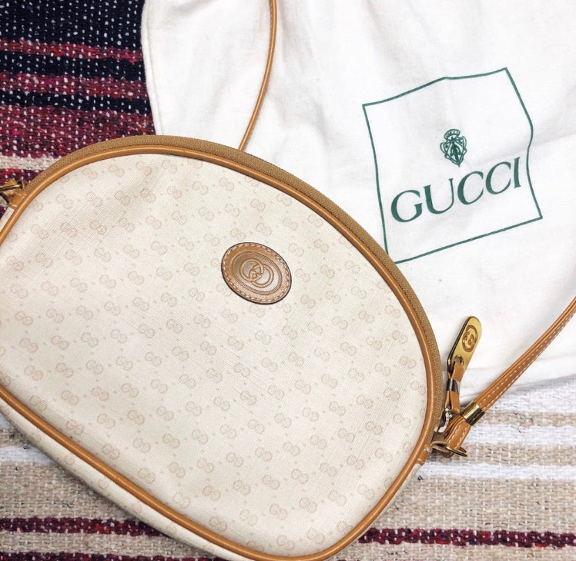 Gucci Vintage Monogram Crossbody Bag
