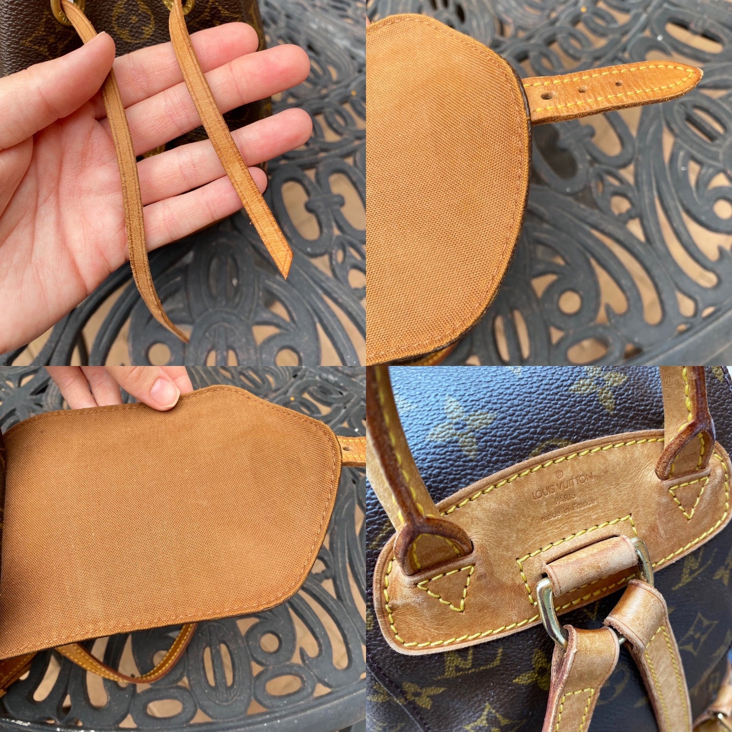 Louis Vuitton Vintage Montsouris Mini PM Backpack