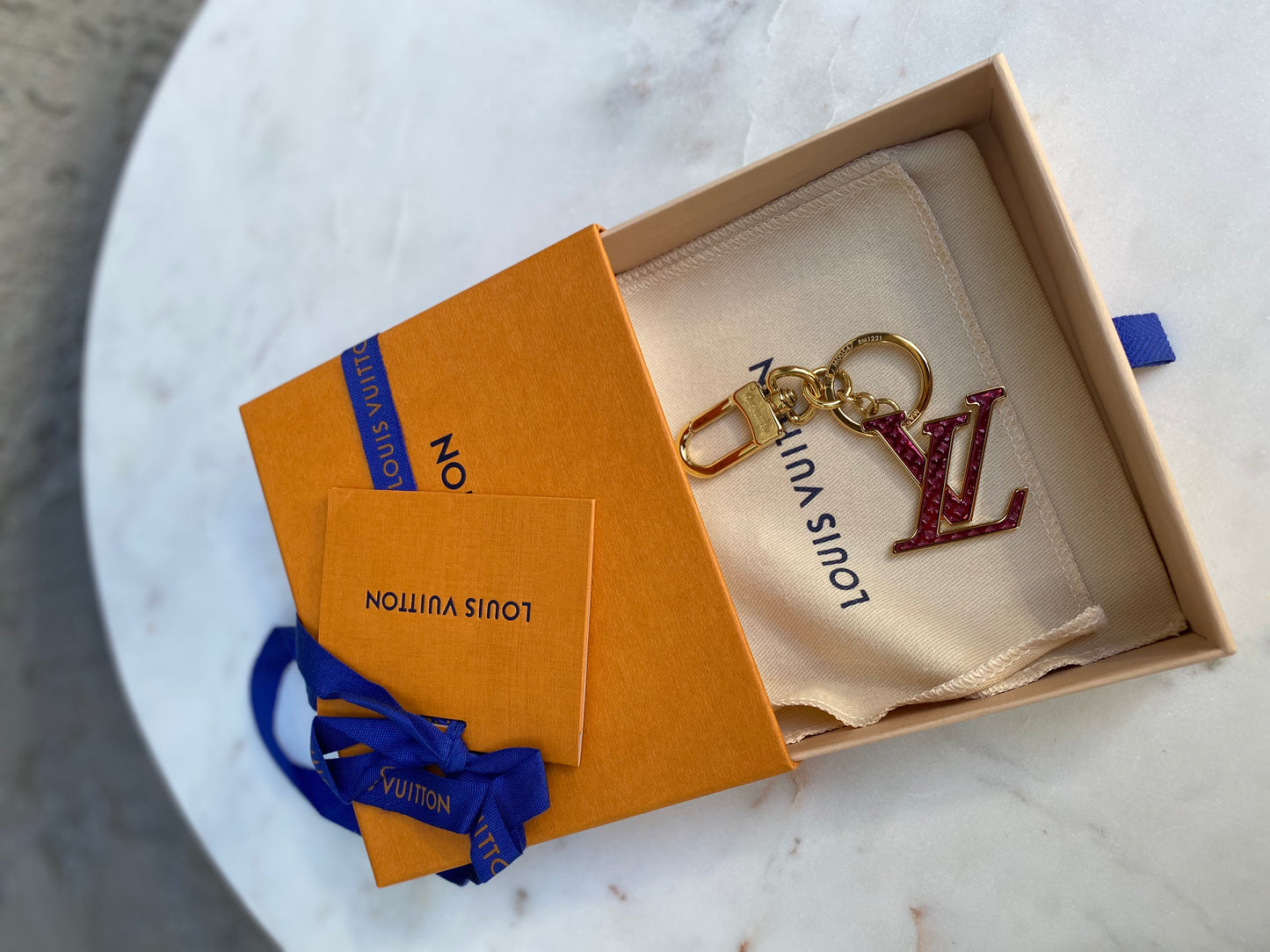 Louis Vuitton Nanogram Bag Charm and Key Holder