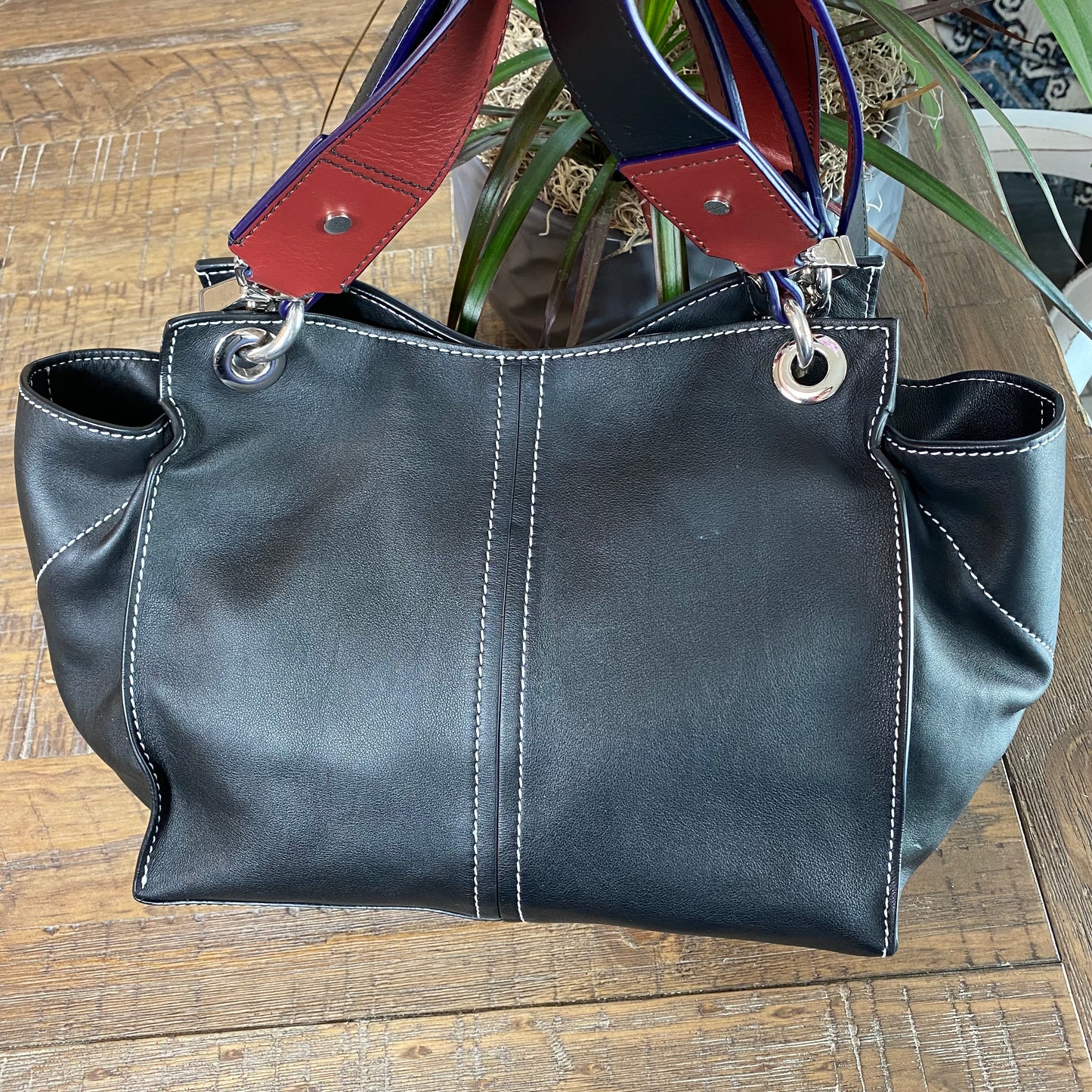 Proenza Schouler Curl Stitched Leather Tote