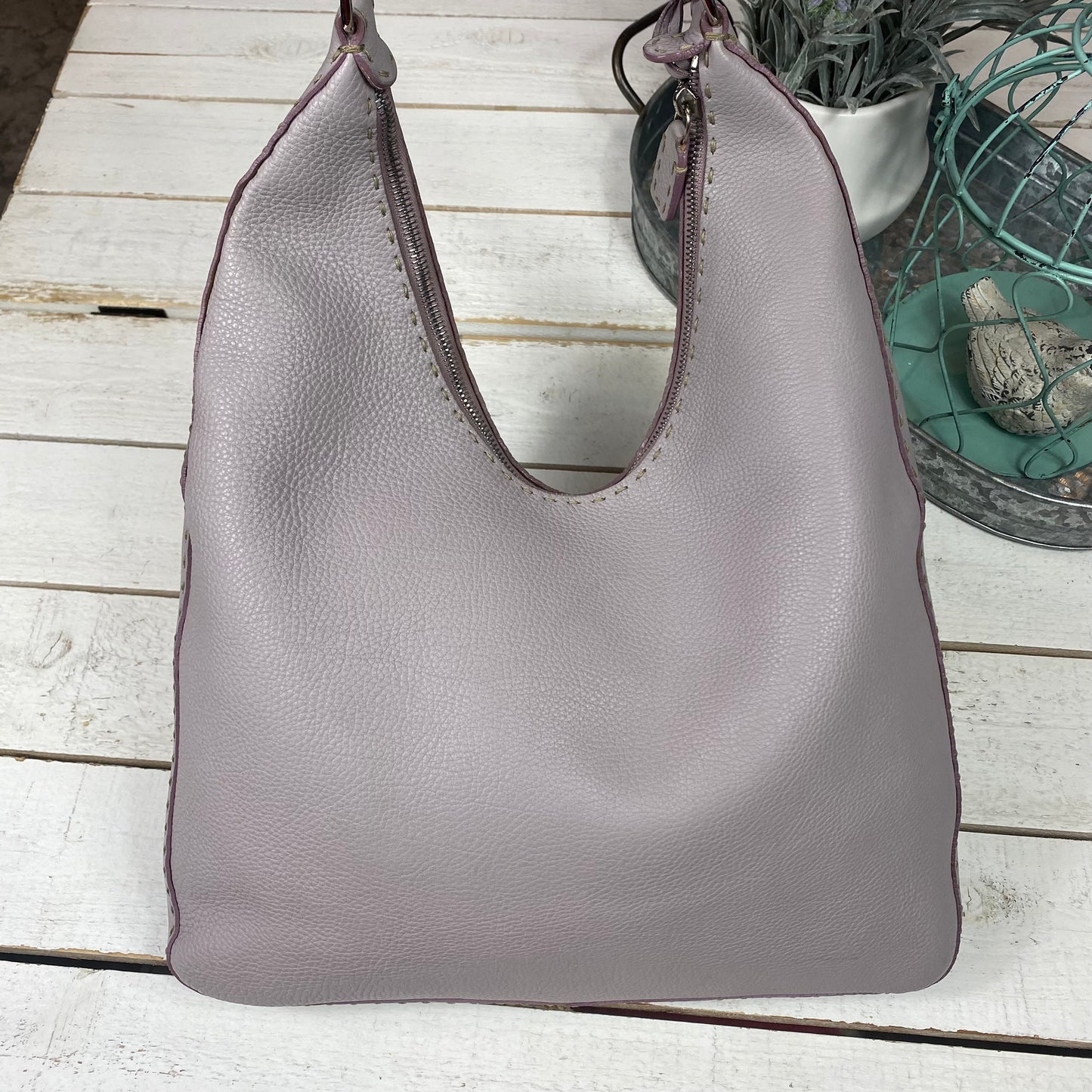 Fendi Selleria Leather Shoulder Bag