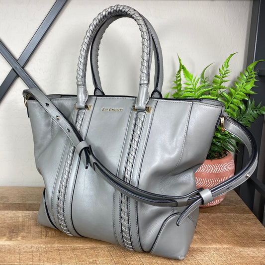 Givenchy Medium Lucrezia Braided Leather Tote