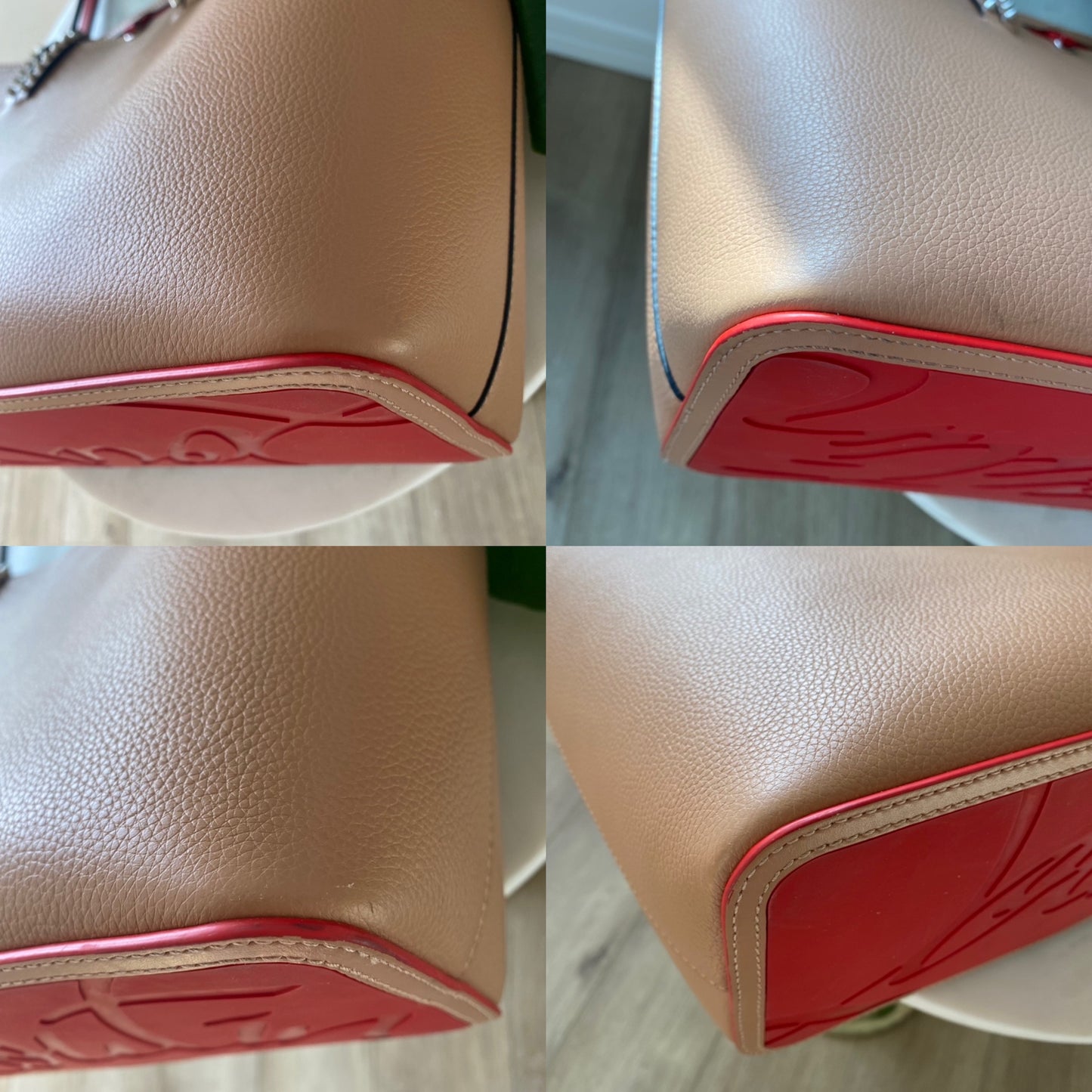 Christian Louboutin Cabata Leather Studded Tote