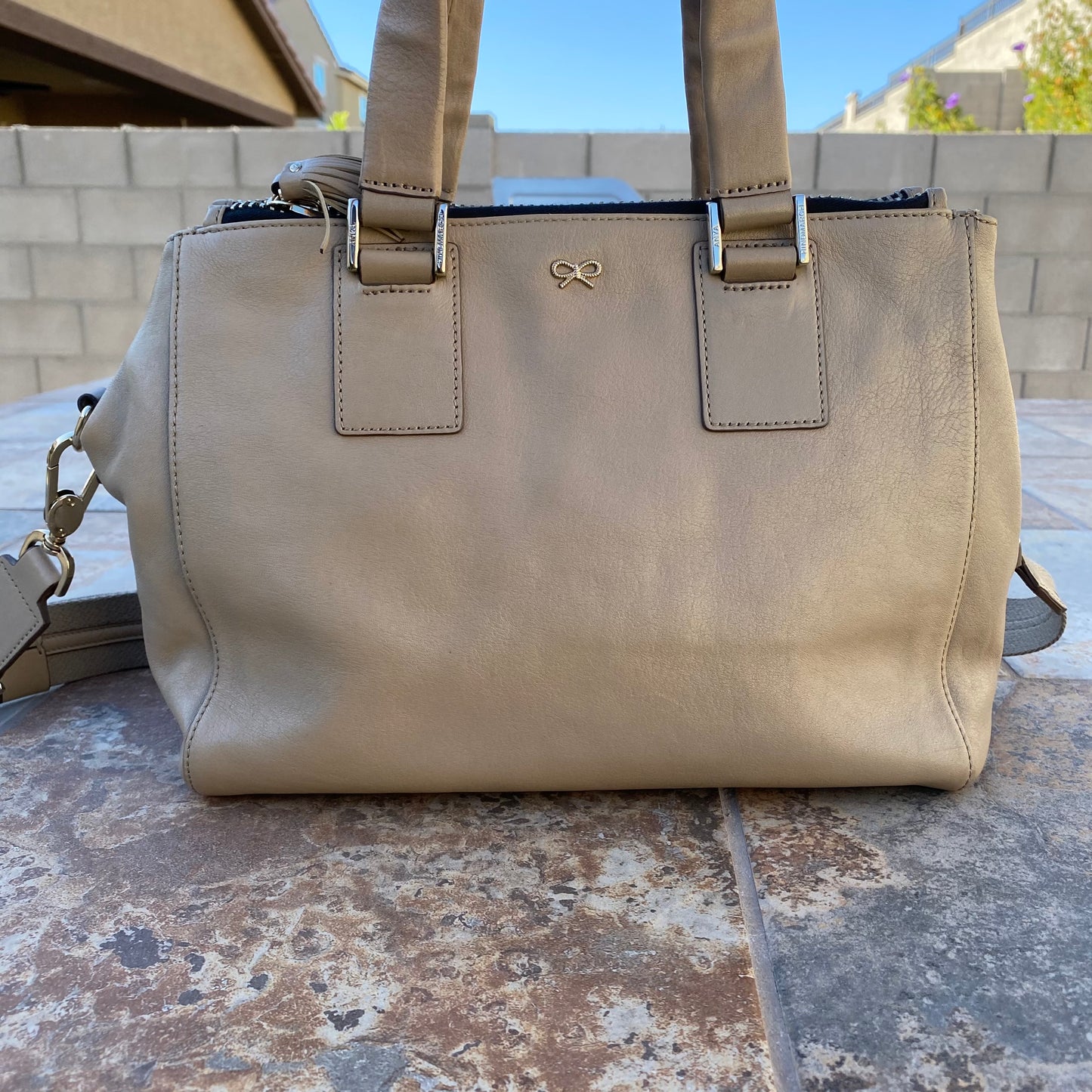 Anya Hindmarch Ebury Leather Zipper Tote