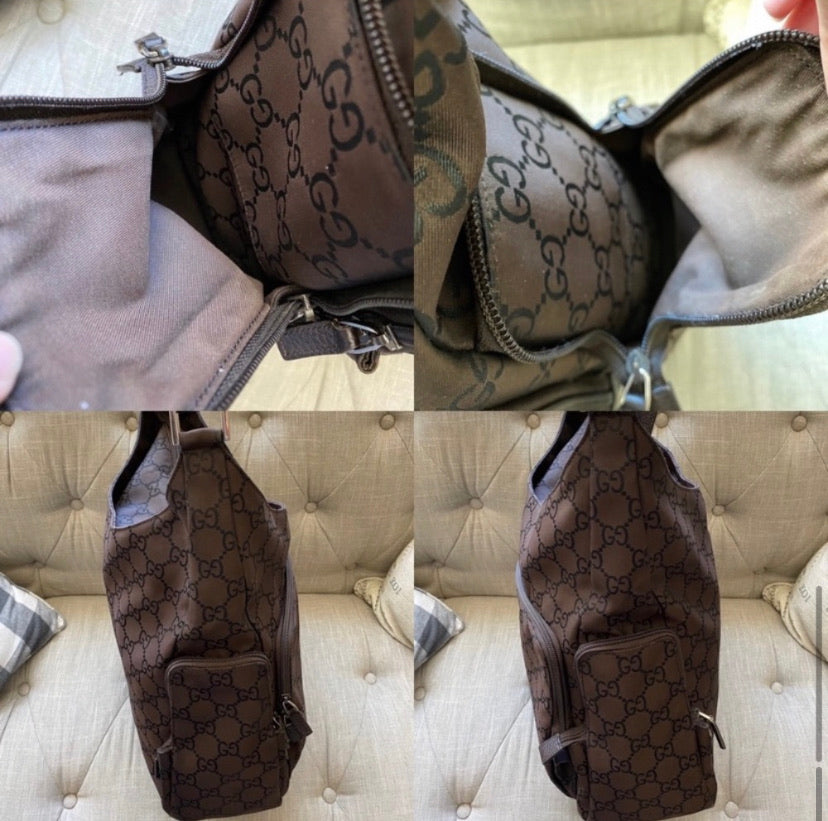 Gucci GG Monogram Canvas Large Diaper Bag