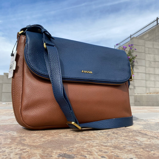 Fossil Leather Preston Crossbody Bag