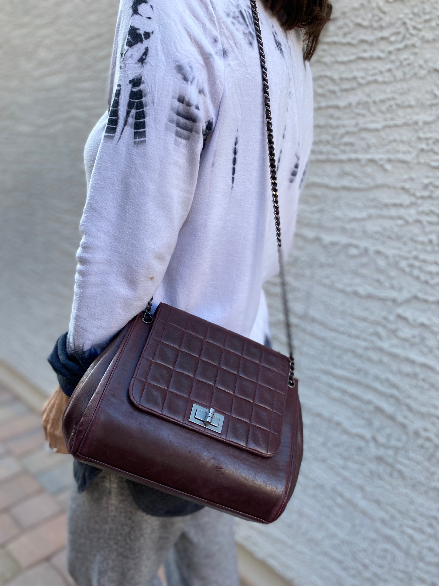 Chanel Vintage Square Quilt Reissue Accordion Flap Bag