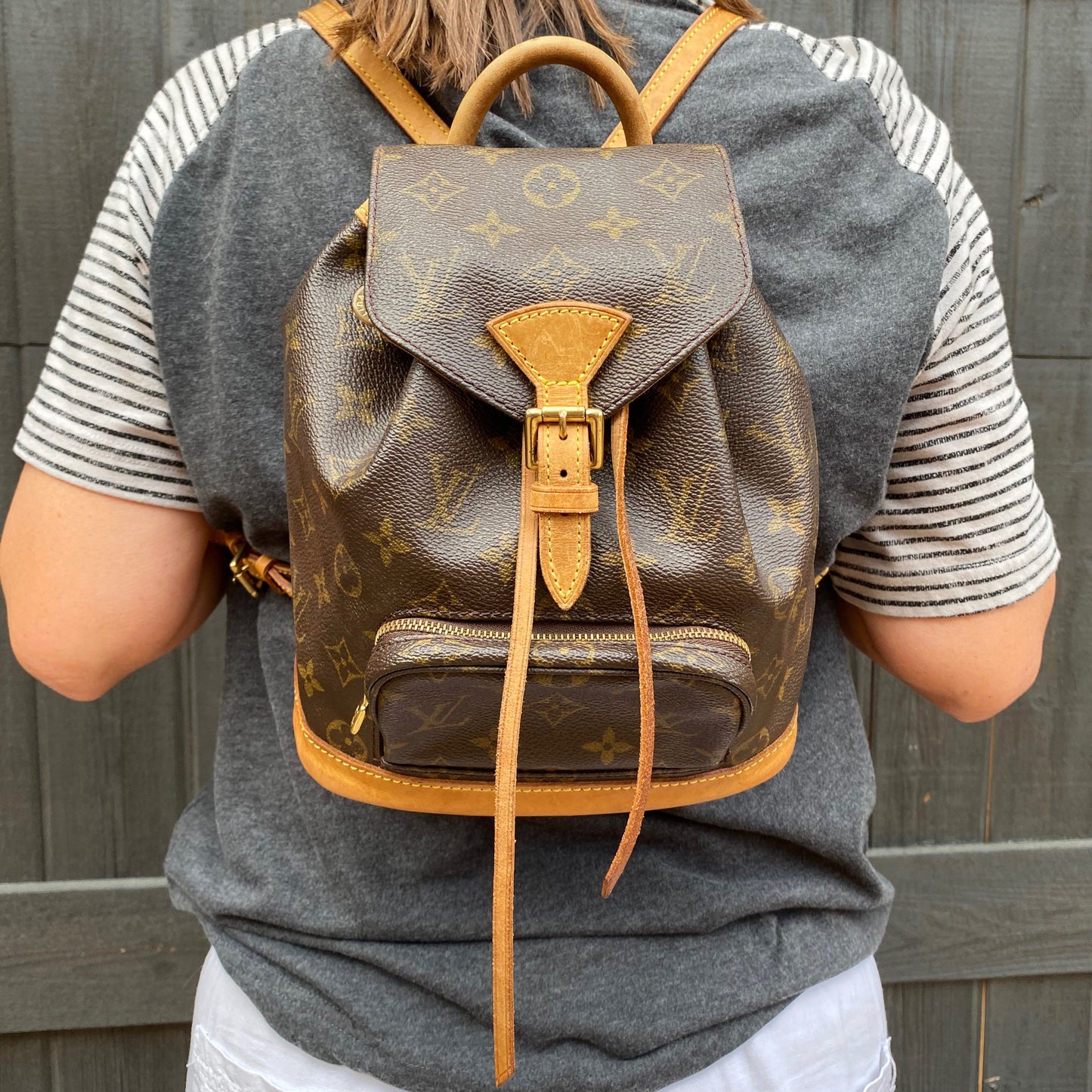Louis Vuitton Vintage Montsouris Mini PM Backpack
