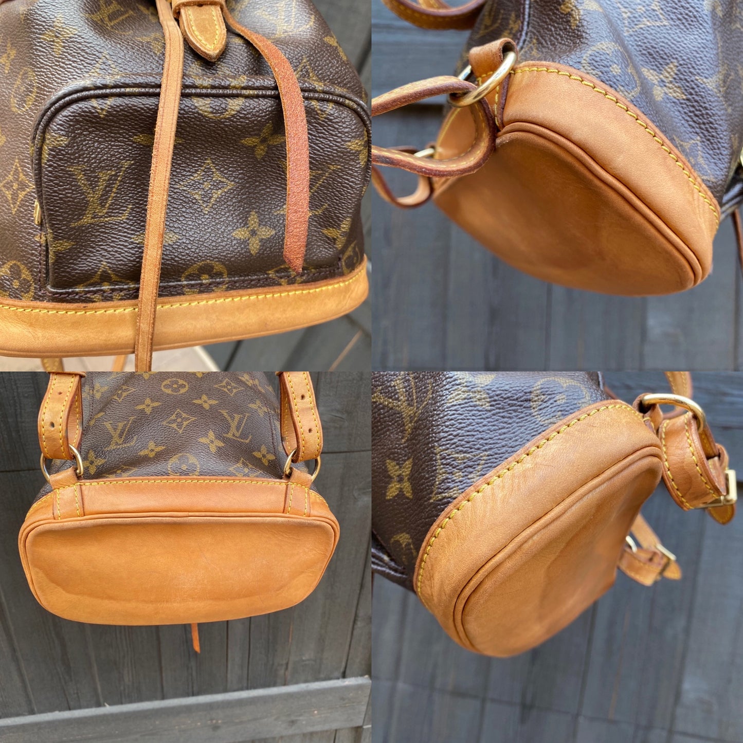 Louis Vuitton Vintage Montsouris Mini PM Backpack