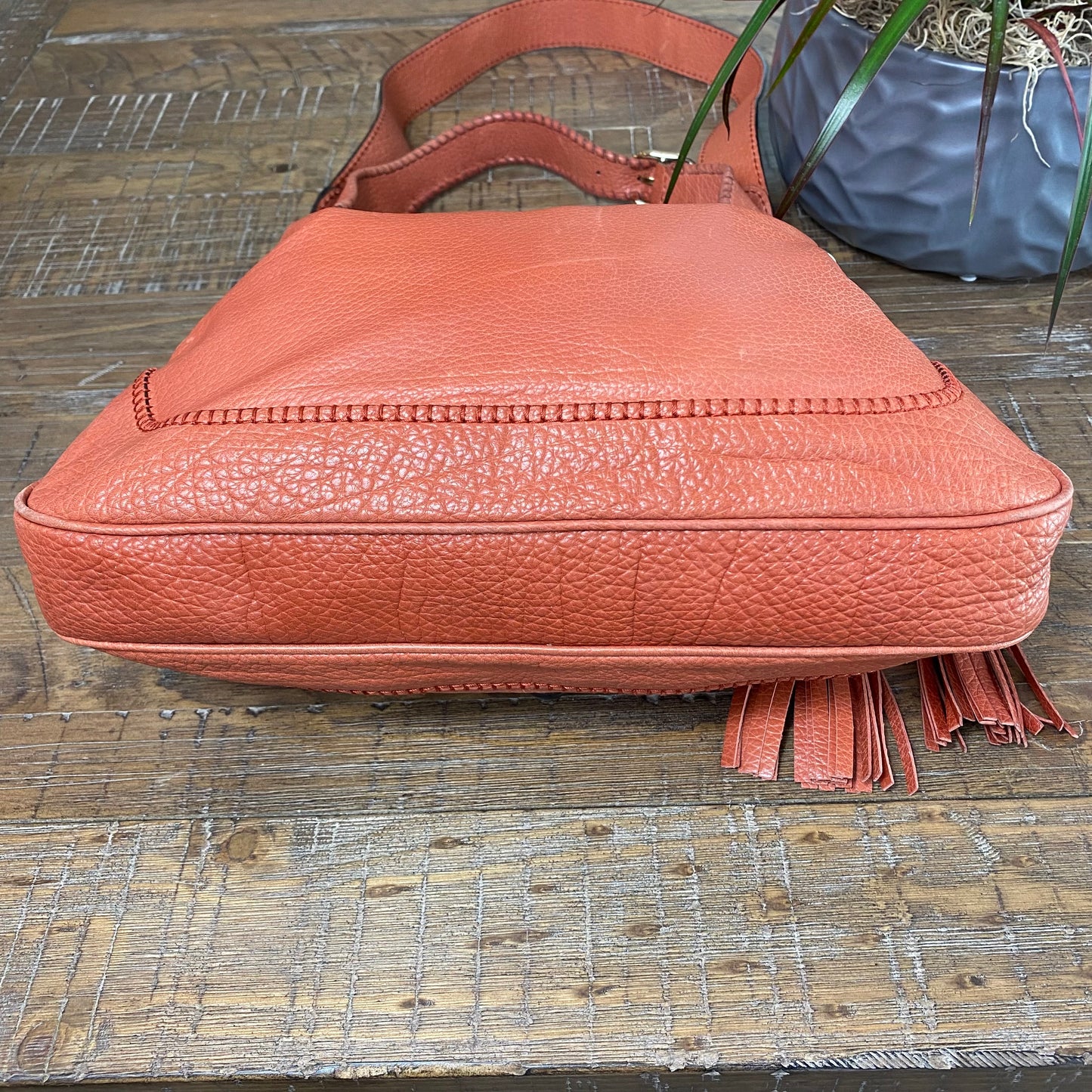 Gucci New Jackie Bamboo Whipstitch Hobo Bag