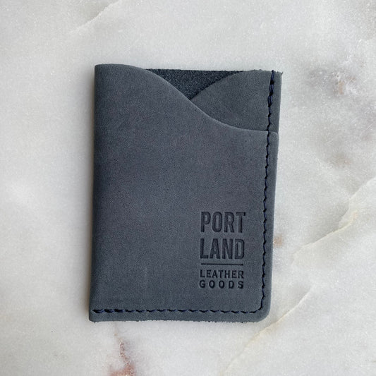 Portland Leather Goods Storm Leather Card Holder