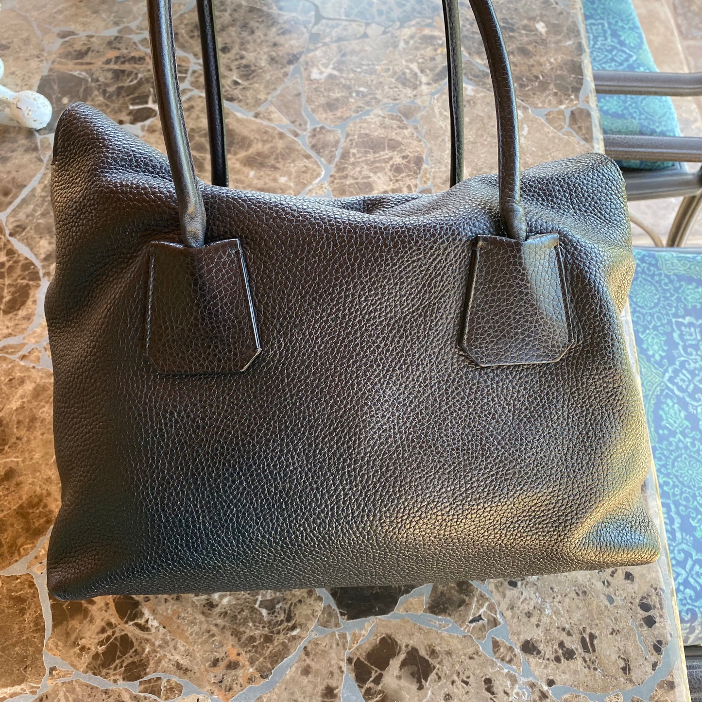 Burberry Baynard Medium Pebbled Leather Tote