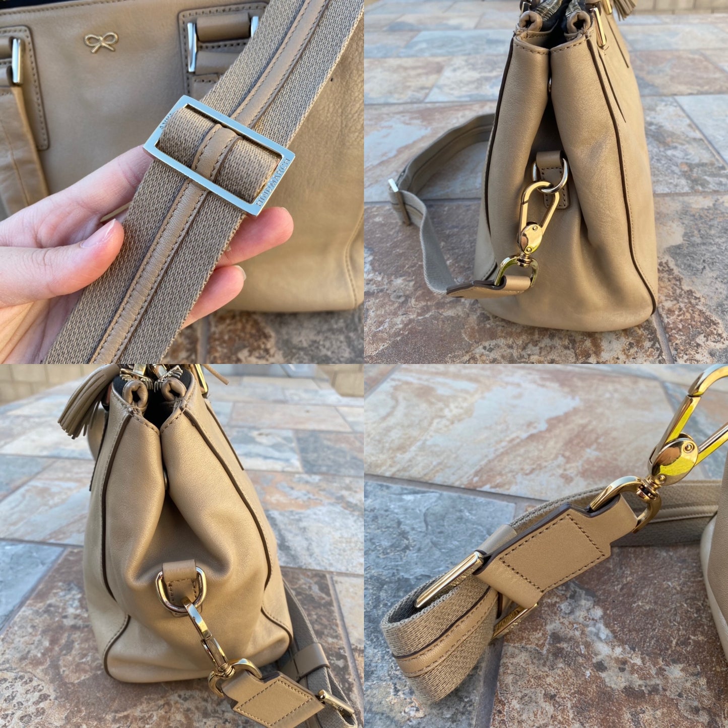 Anya Hindmarch Ebury Leather Zipper Tote