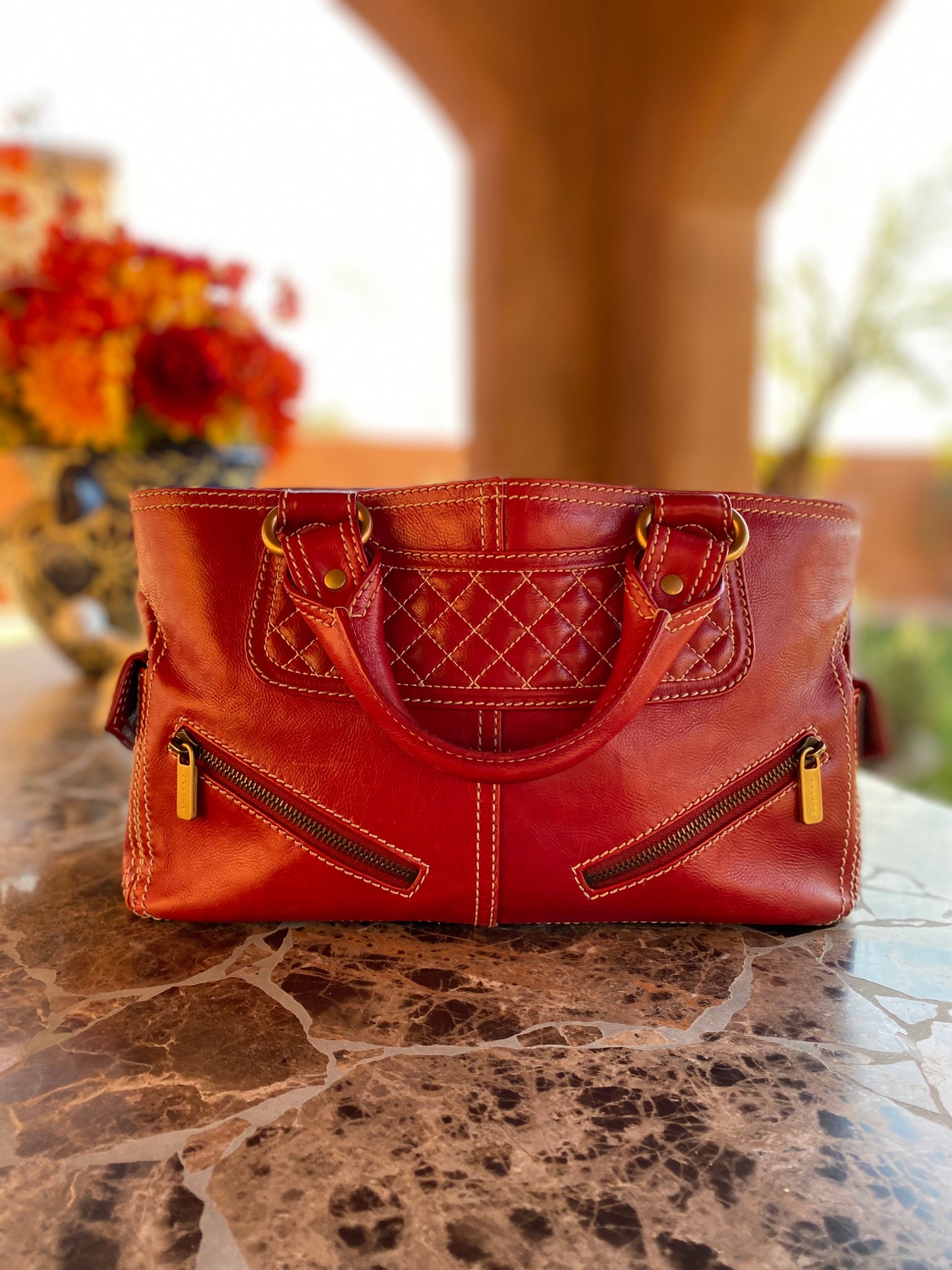 Celine Leather Boogie Bag