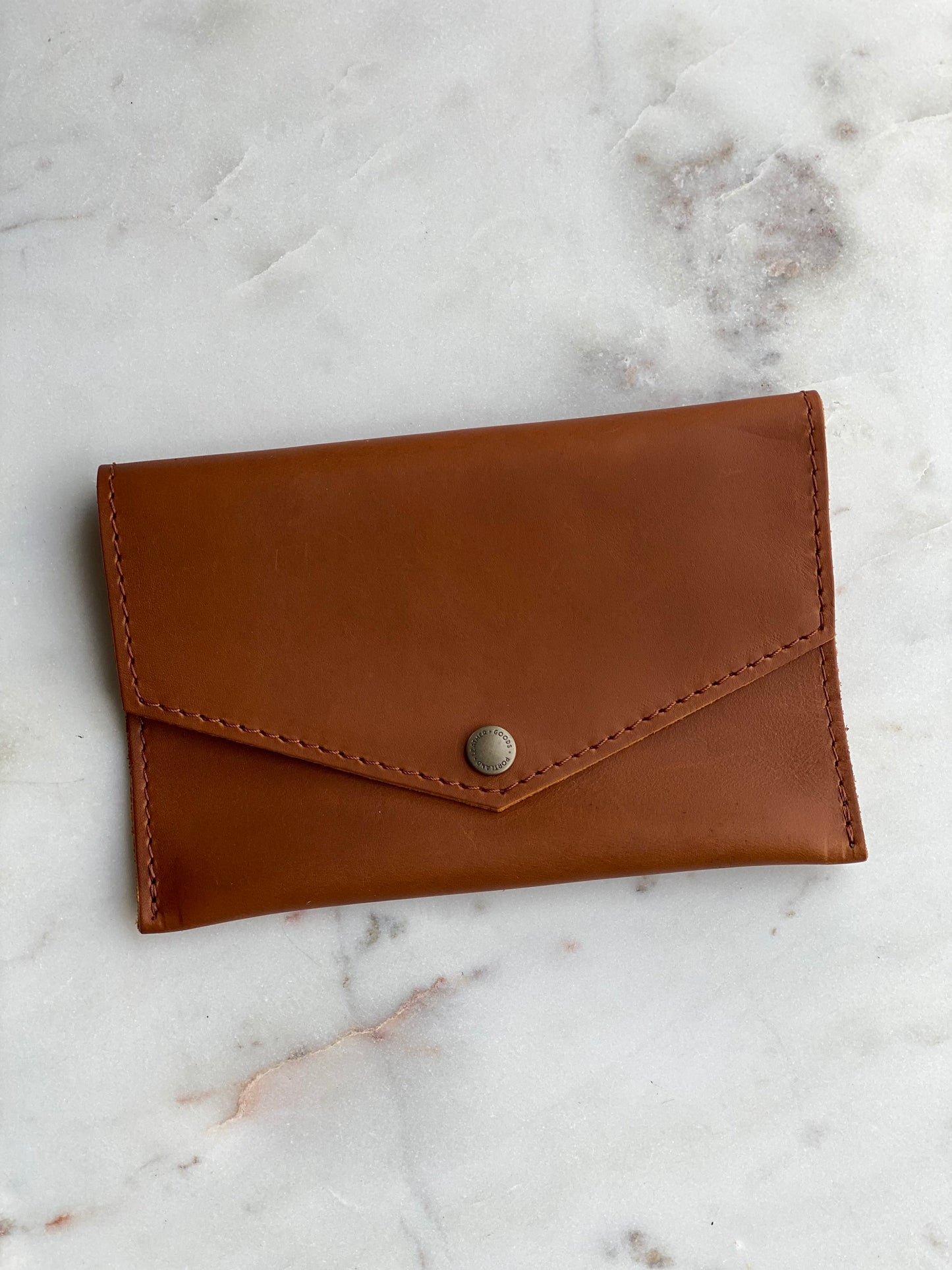 Portland Leather Large Envelope Pouch Wallet