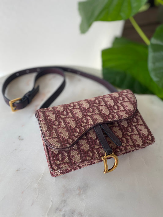 Dior Oblique Saddle Belt Bag Pouch