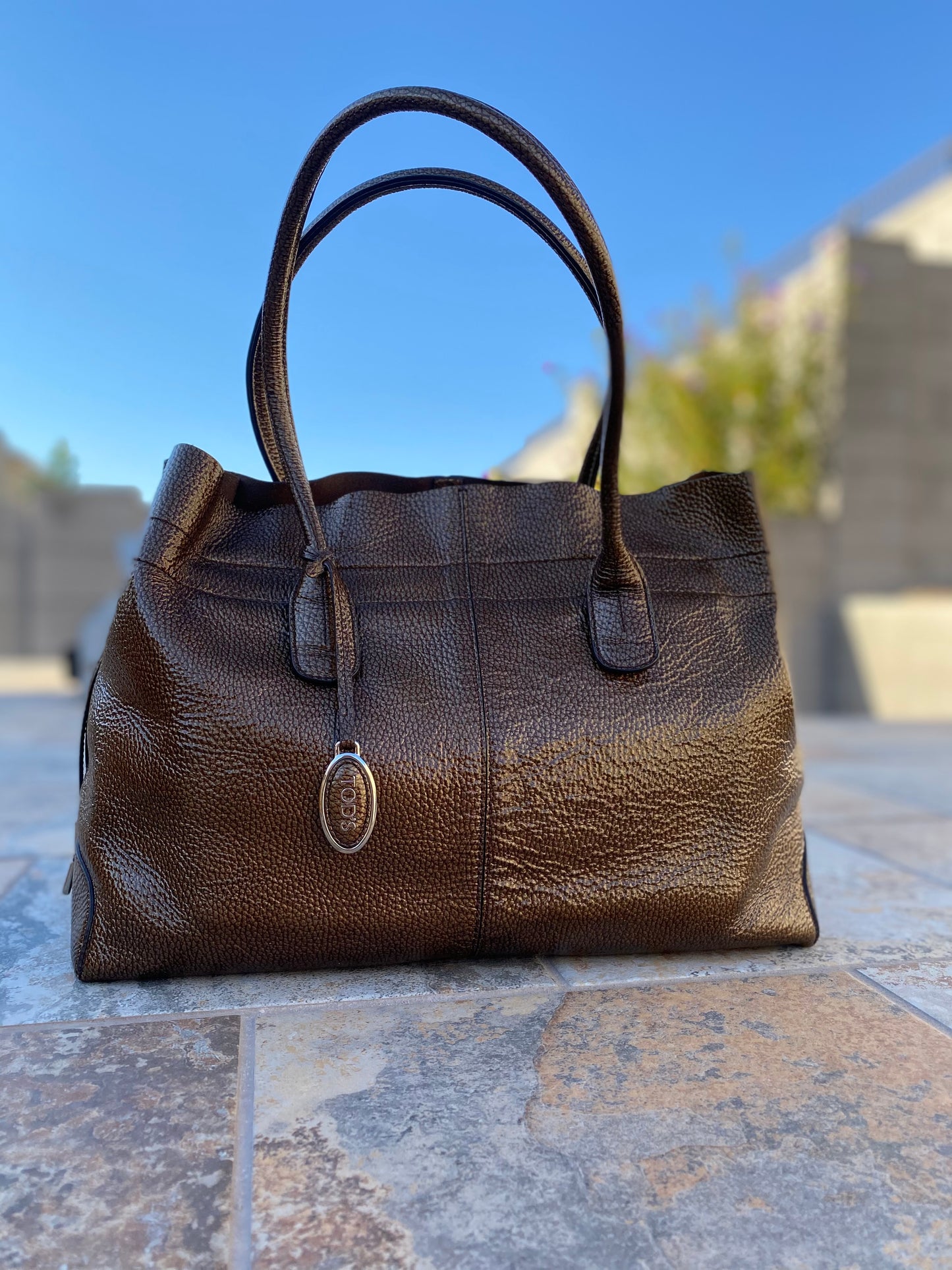 Tod’s Patent Leather Tote