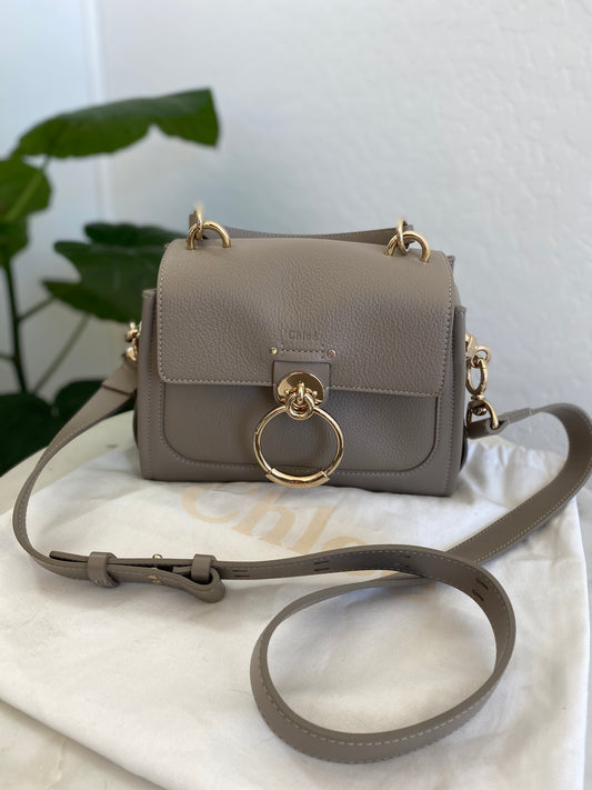 Chloé Mini Tess Day Bag Leather Satchel