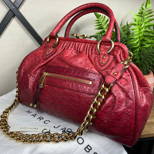 Marc Jacobs Limited Edition Ostrich Ombré Stam Bag