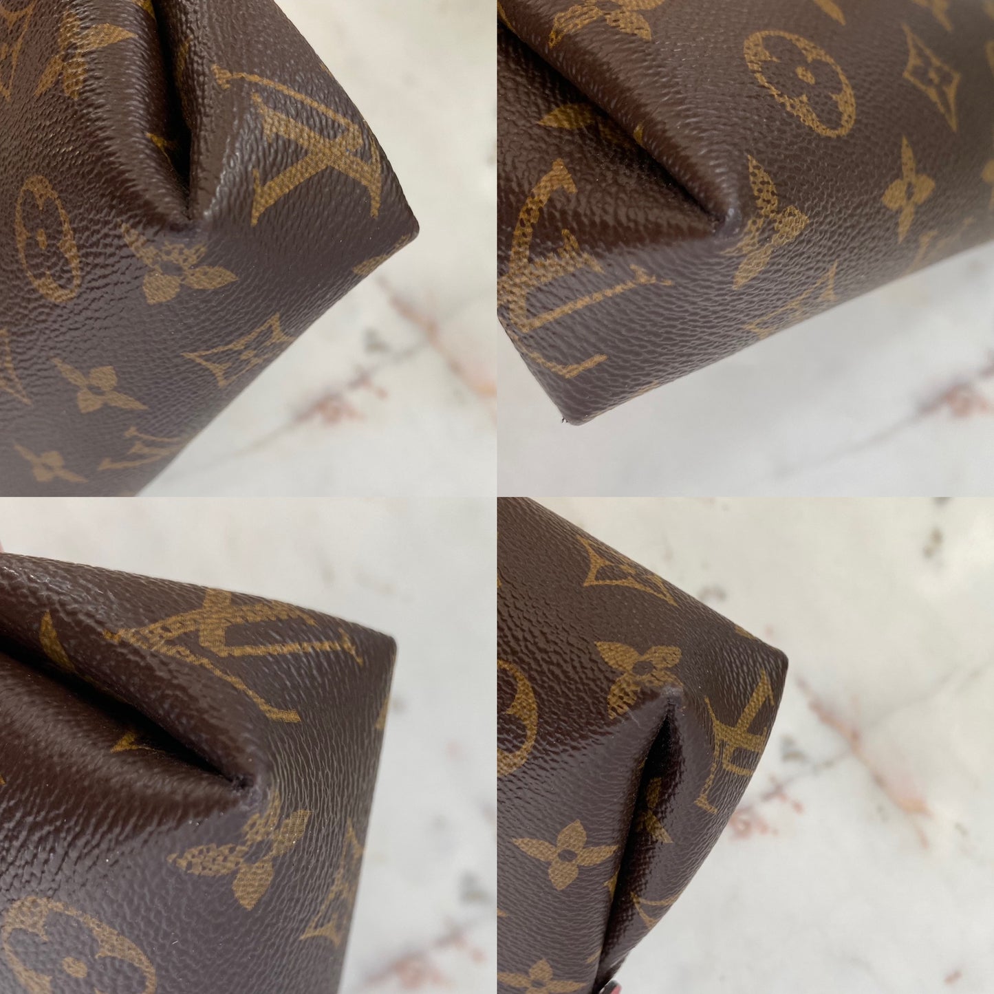 Louis Vuitton Monogram Pallas Clutch Crossbody