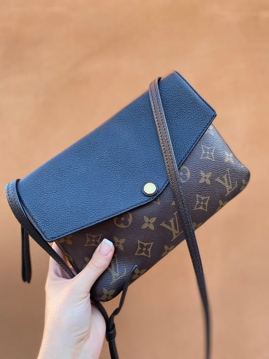 Louis Vuitton Monogram Twice Monogram Noir Crossbody