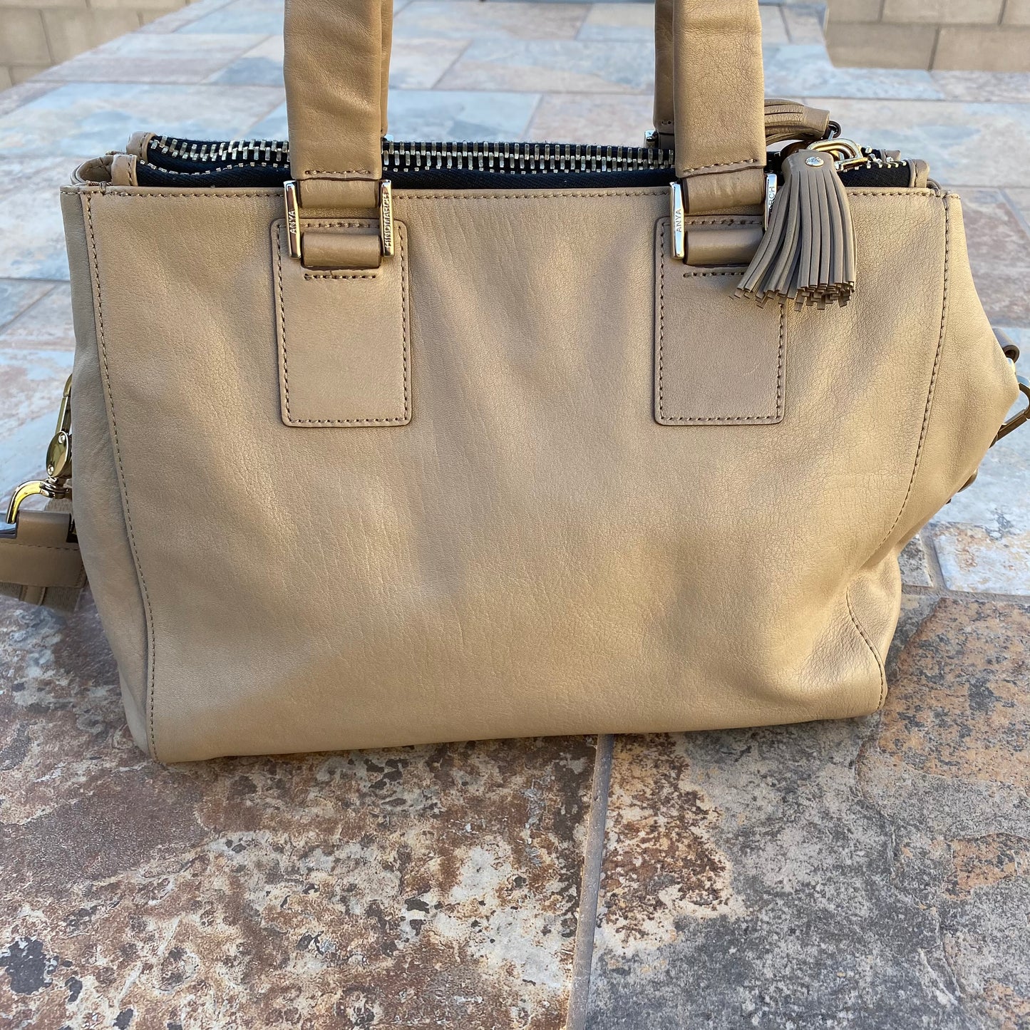 Anya Hindmarch Ebury Leather Zipper Tote