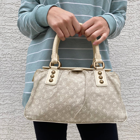 Louis Vuitton Trapeze Mini Lin Monogram Satchel