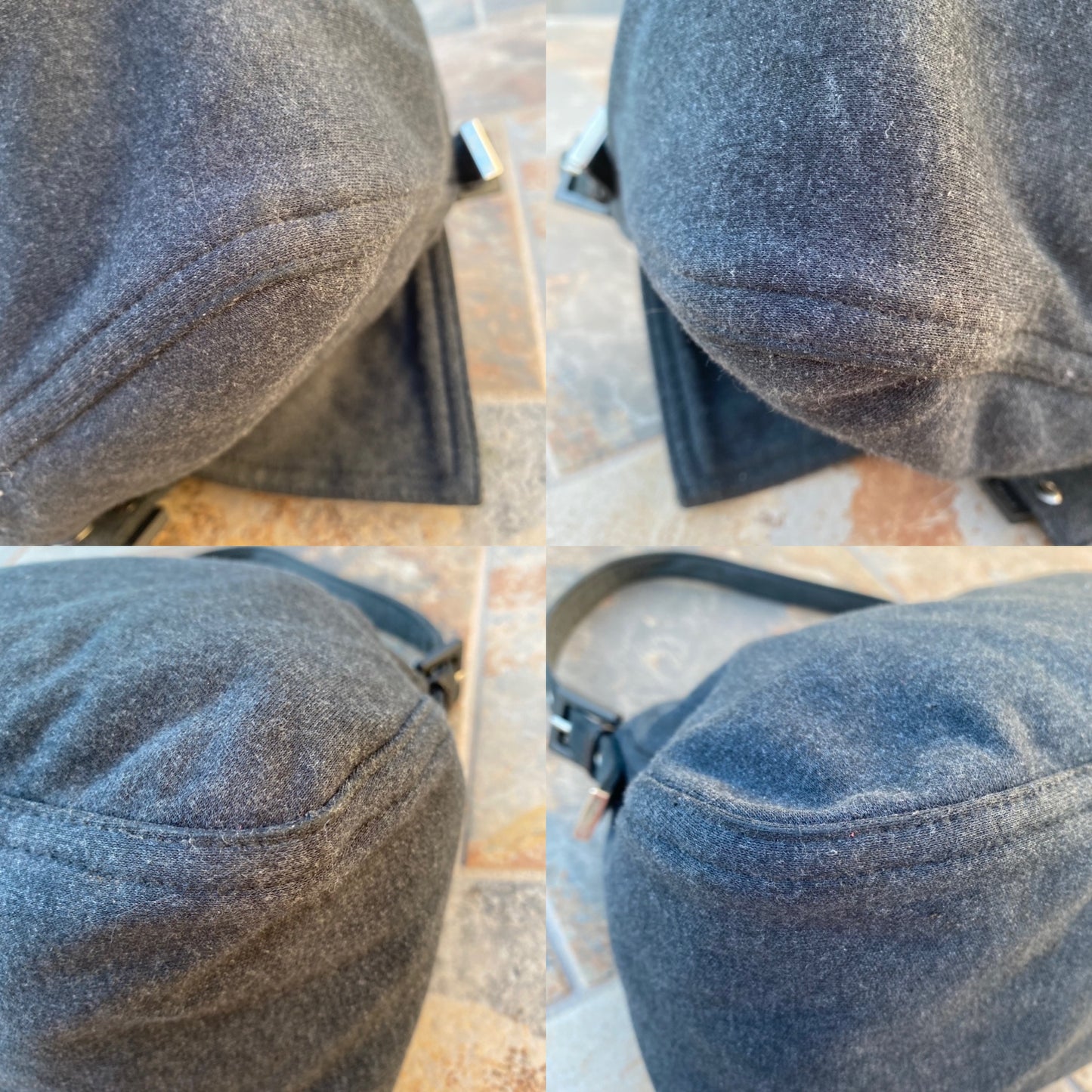 Fendi Wool Knit Mama Baguette Shoulder Bag