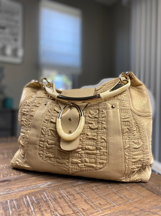 Versace Leather Shoulder Bag