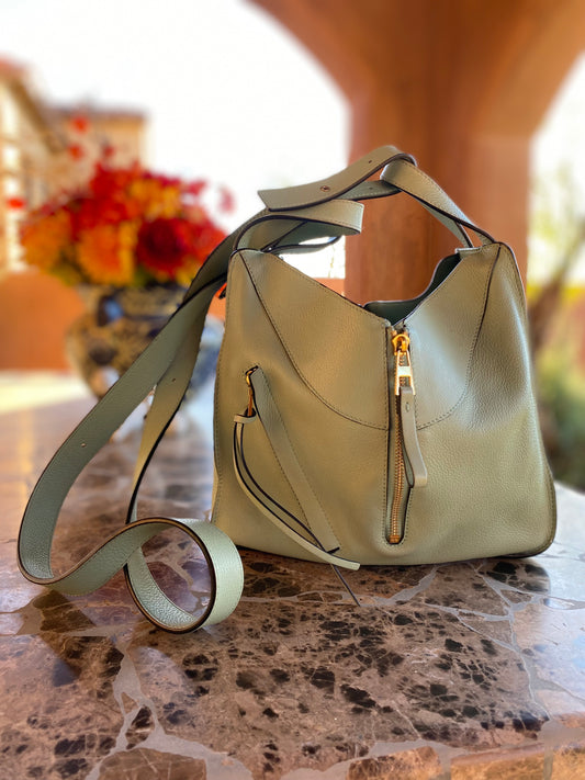 Loewe Small Leather Hammock Tote