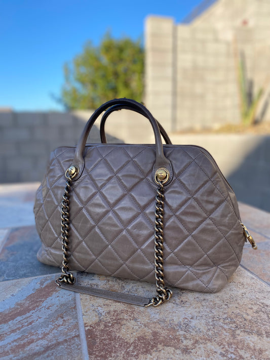 Chanel Paris-Edinburgh Castle Rock Bowling Bag