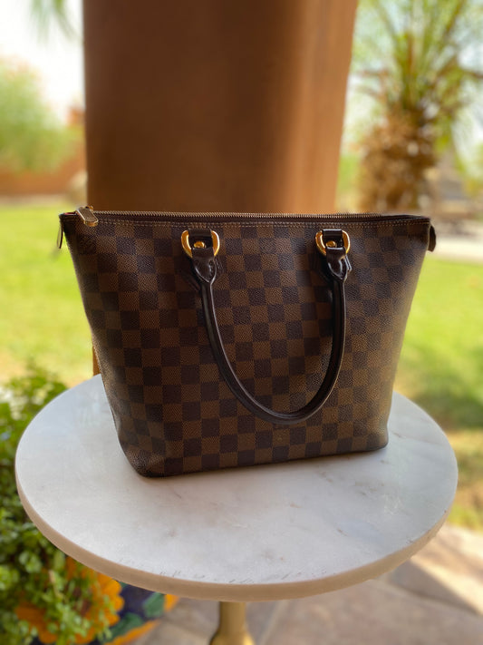 Louis Vuitton Saleya PM Damier Ebene Tote