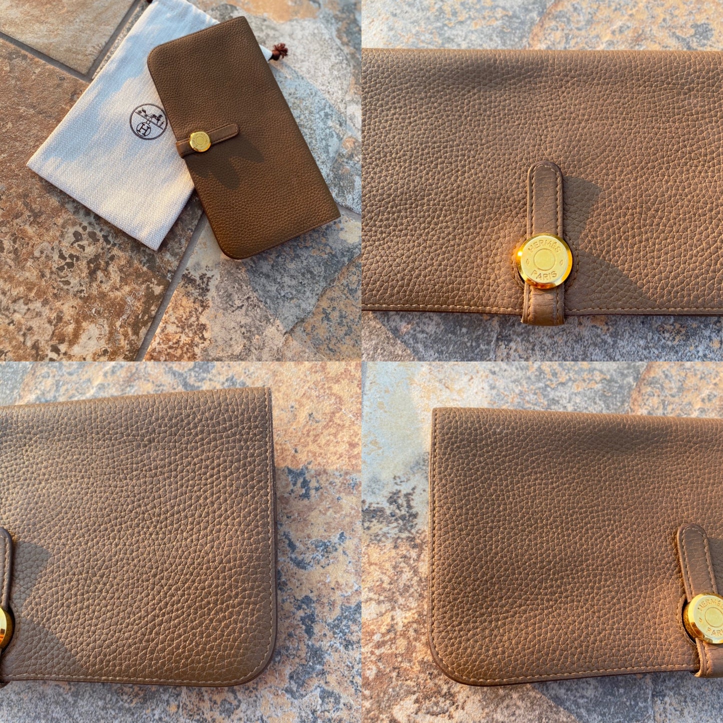 Hermès Dogon Long Leather Wallet