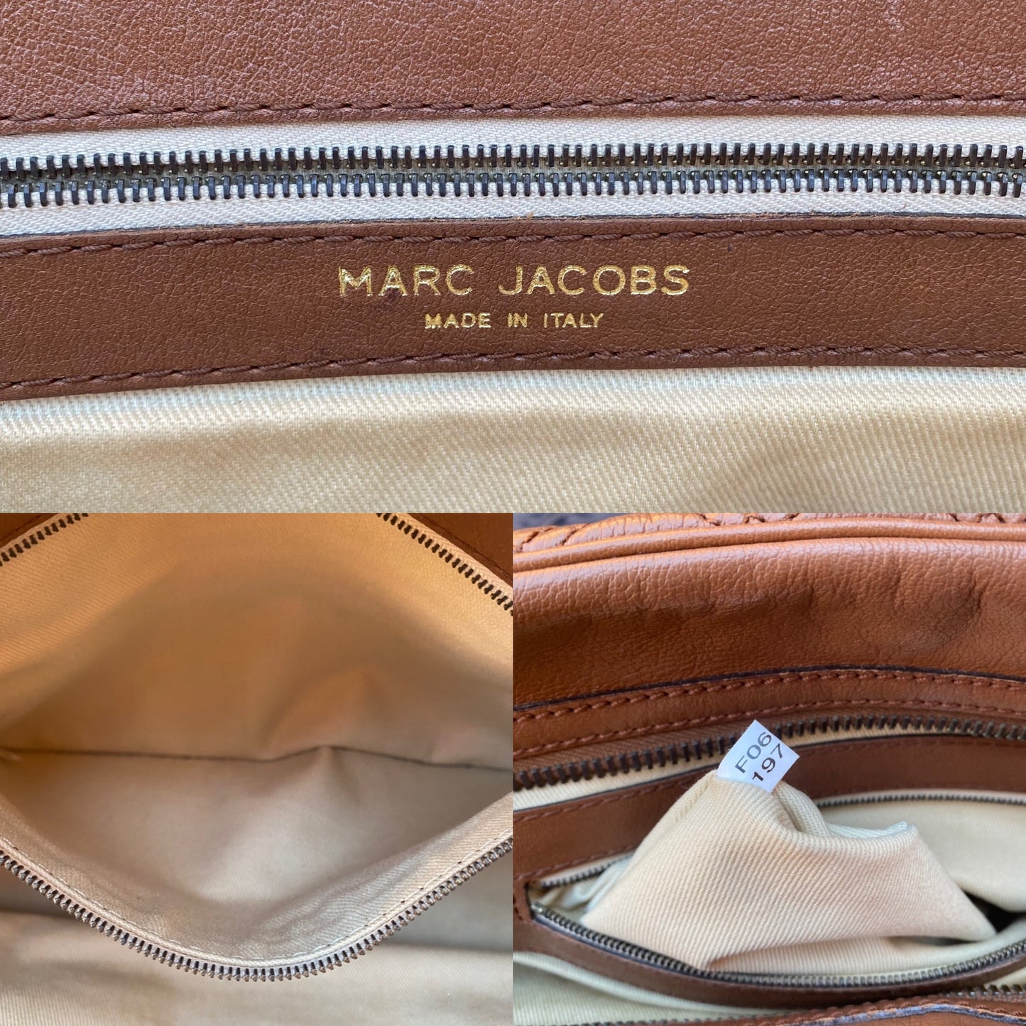 Marc Jacobs Vintage Leather Quilted Shoulder Bag
