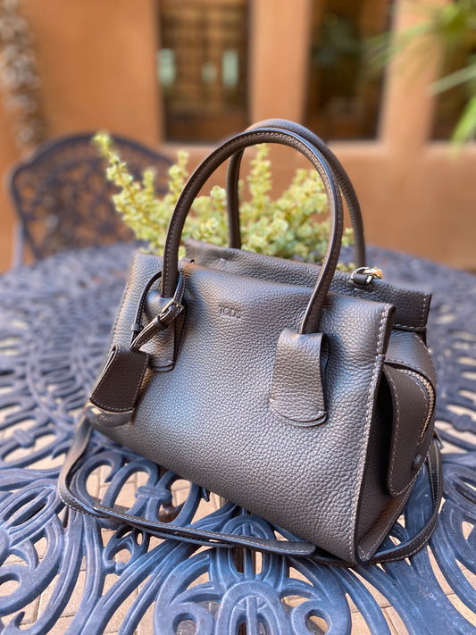 Tods D-Styling Bauletto Piccolo Leather Tote