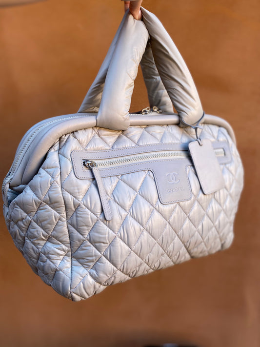 Chanel Nylon Quilted Coco Cocoon Bowler