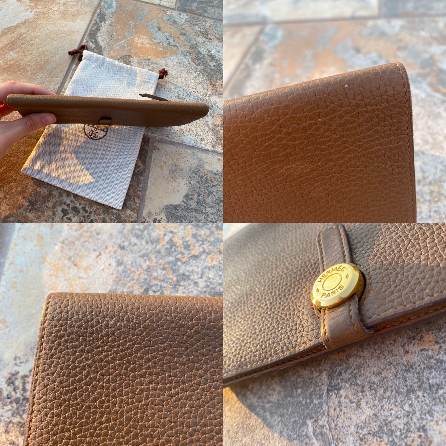 Hermès Dogon Long Leather Wallet