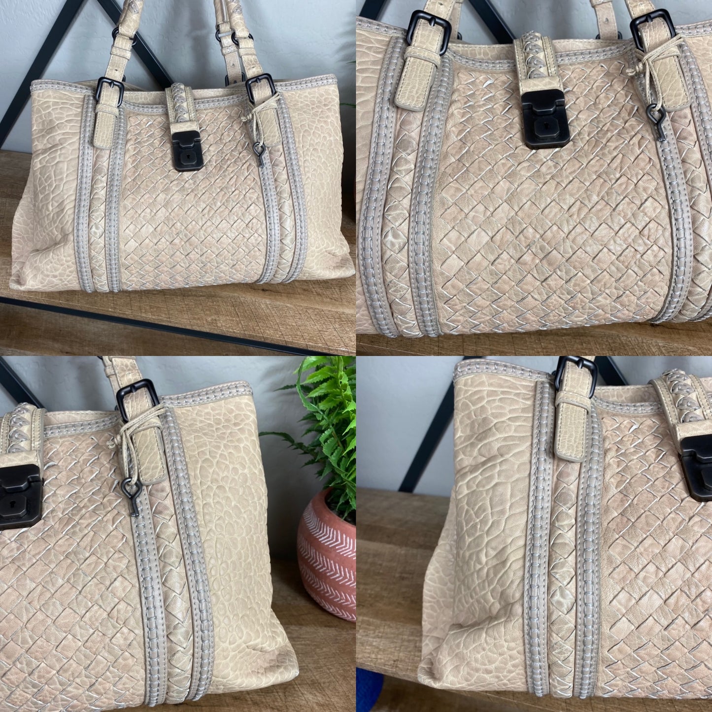 Bottega Veneta Leather Medium Roma Tote