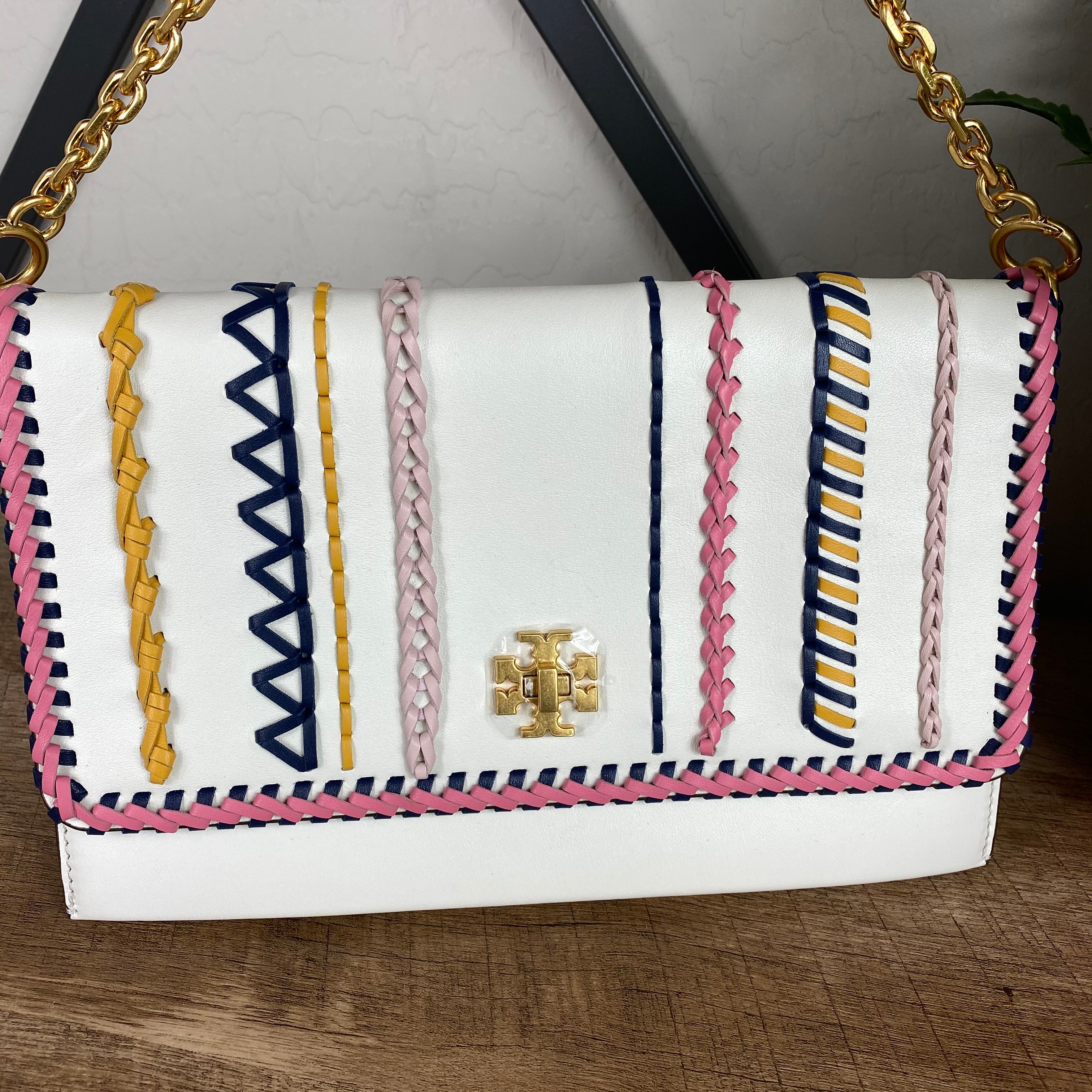 Tory Burch Kira Whipstitch Clutch Shoulder Bag The Foxy Shopper