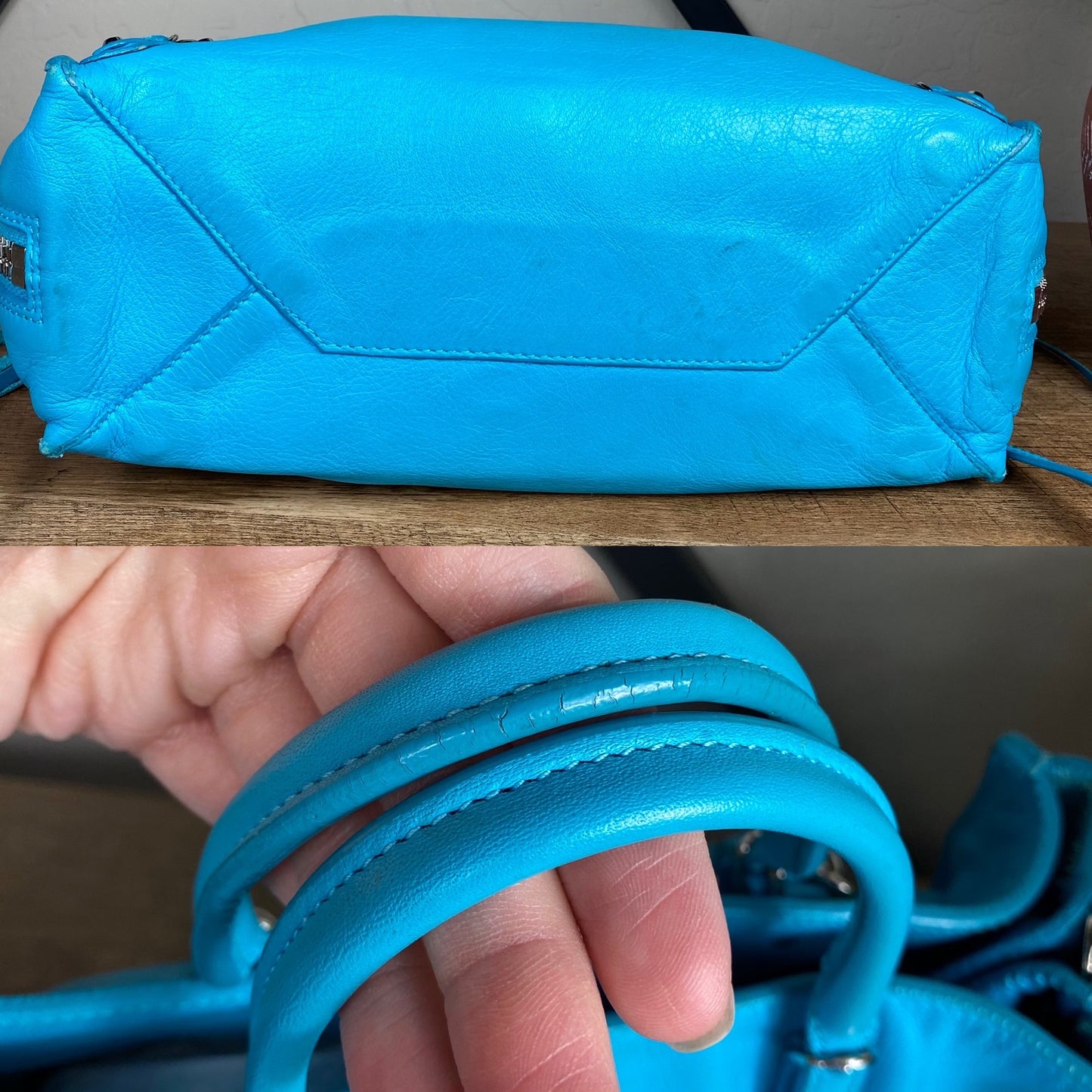 Balenciaga Papier A6 Mini Zip Around Satchel Crossbody