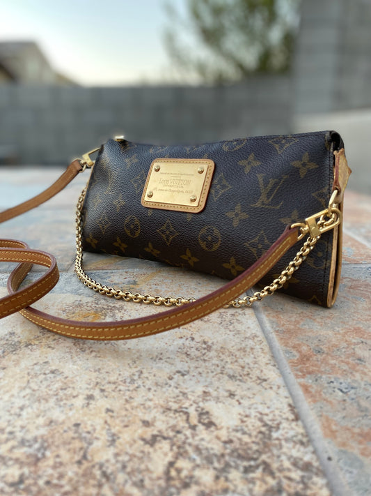 Louis Vuitton Monogram Eva Clutch Crossbody