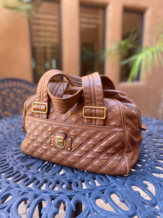 Marc Jacobs Vintage Leather Quilted Shoulder Bag