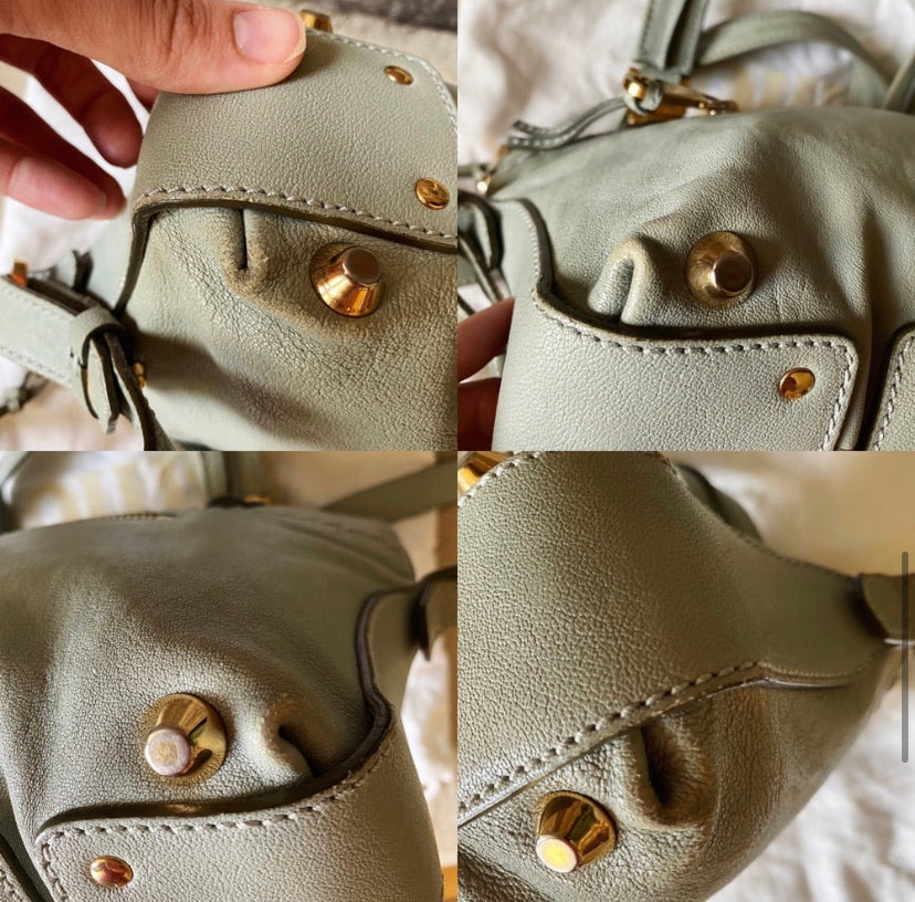 Chloé Angie Small Leather Crossbody Bag