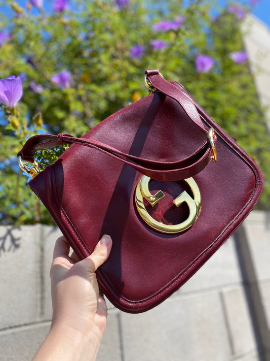 Gucci Vintage Leather Blondie Shoulder Bag