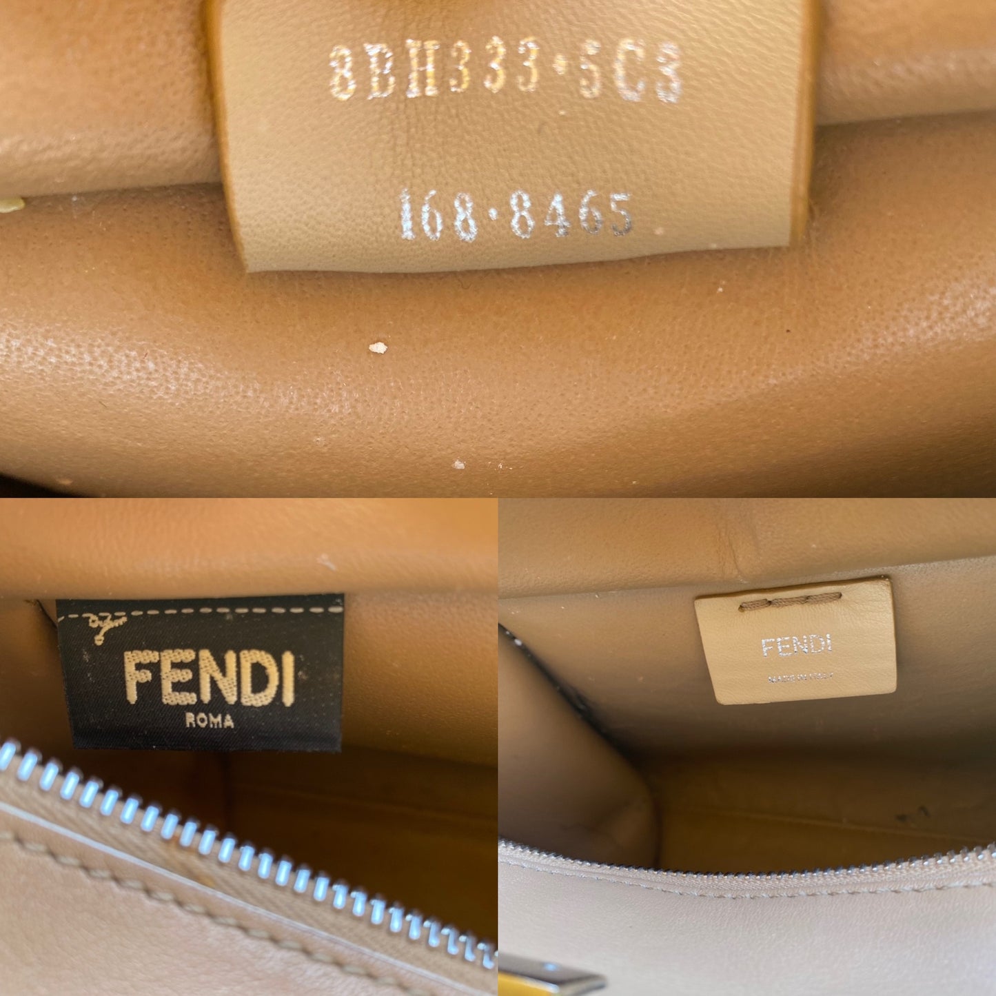 Fendi Mini 3Jours Leather Tote Crossbody